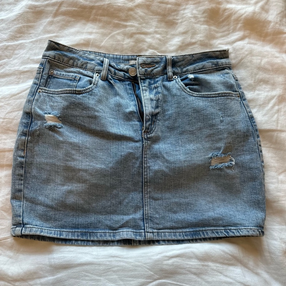 GARAGE | Denim Mini Skirt